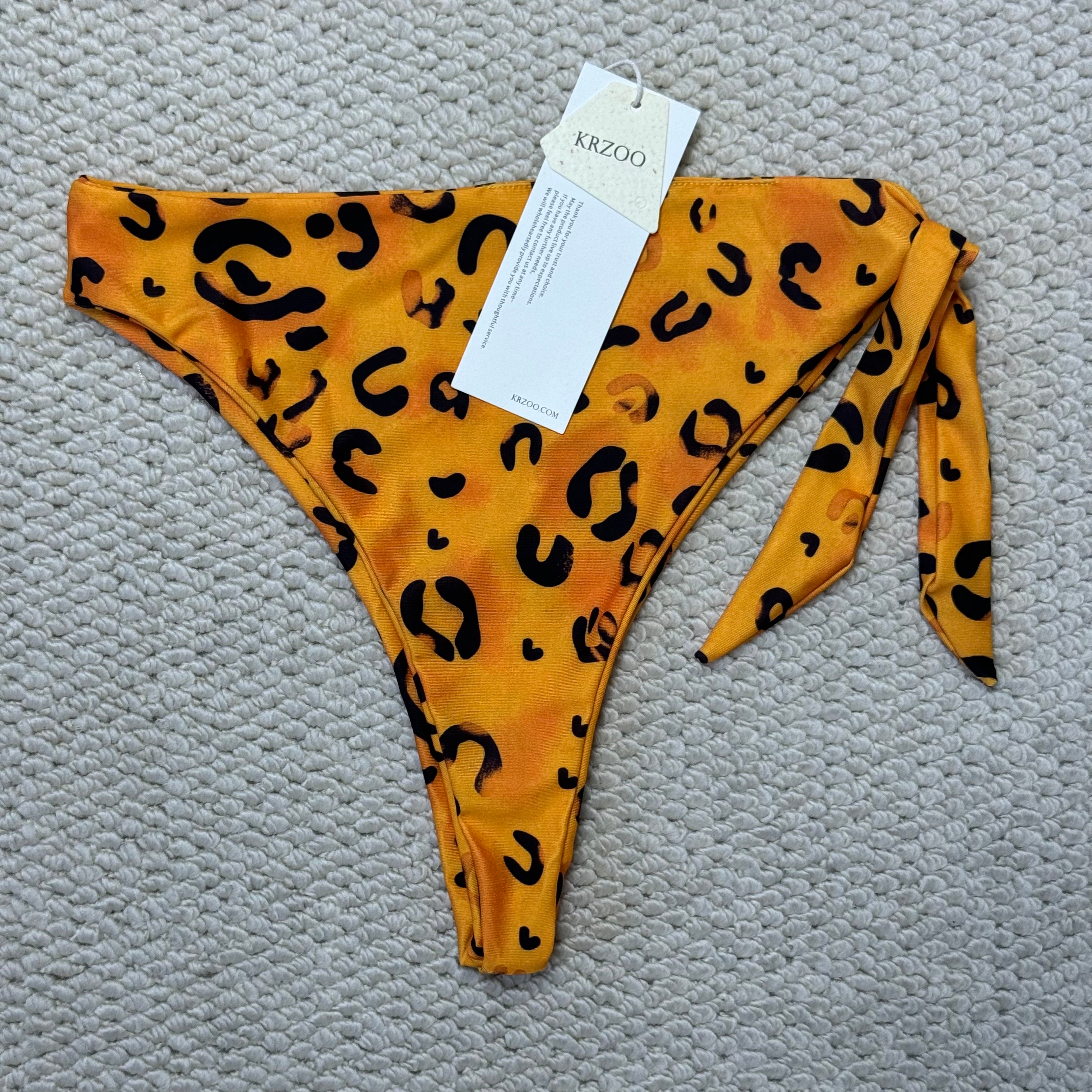 Leopard Print One-Piece Swimsuit PinTow