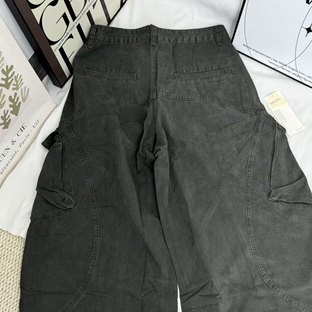 Cargo-Style Curved-Leg Rousers PinTow