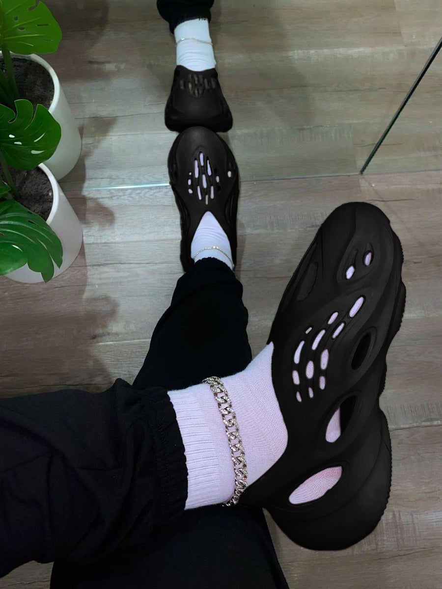 Solid Anti-skid Hollow-out Flat Shoes NewGew