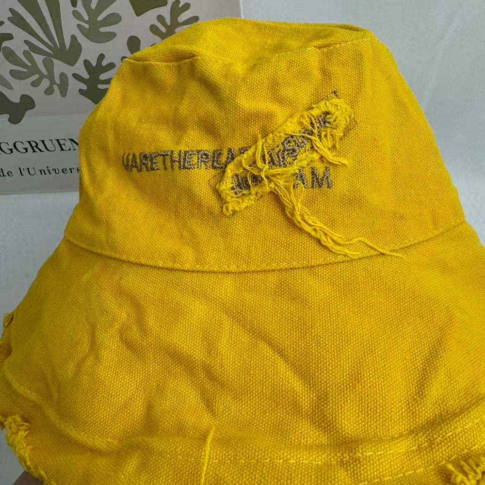 Korean-Style Sun-Protection Bucket Hat PinTow