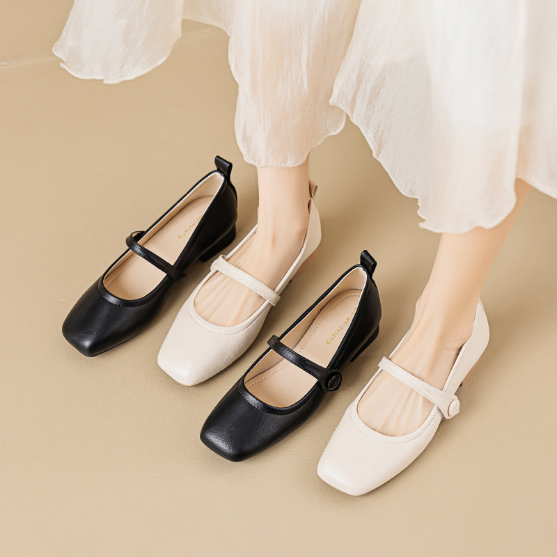 Women Minimalist Soft Leather Casual Shoes Newgew Shoes