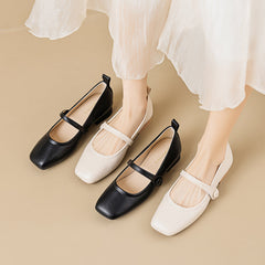 Women Minimalist Soft Leather Casual Shoes Newgew Shoes
