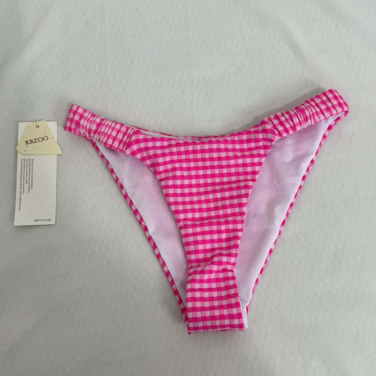 Belted Triangle Bikini Swimsuit Set PinTow