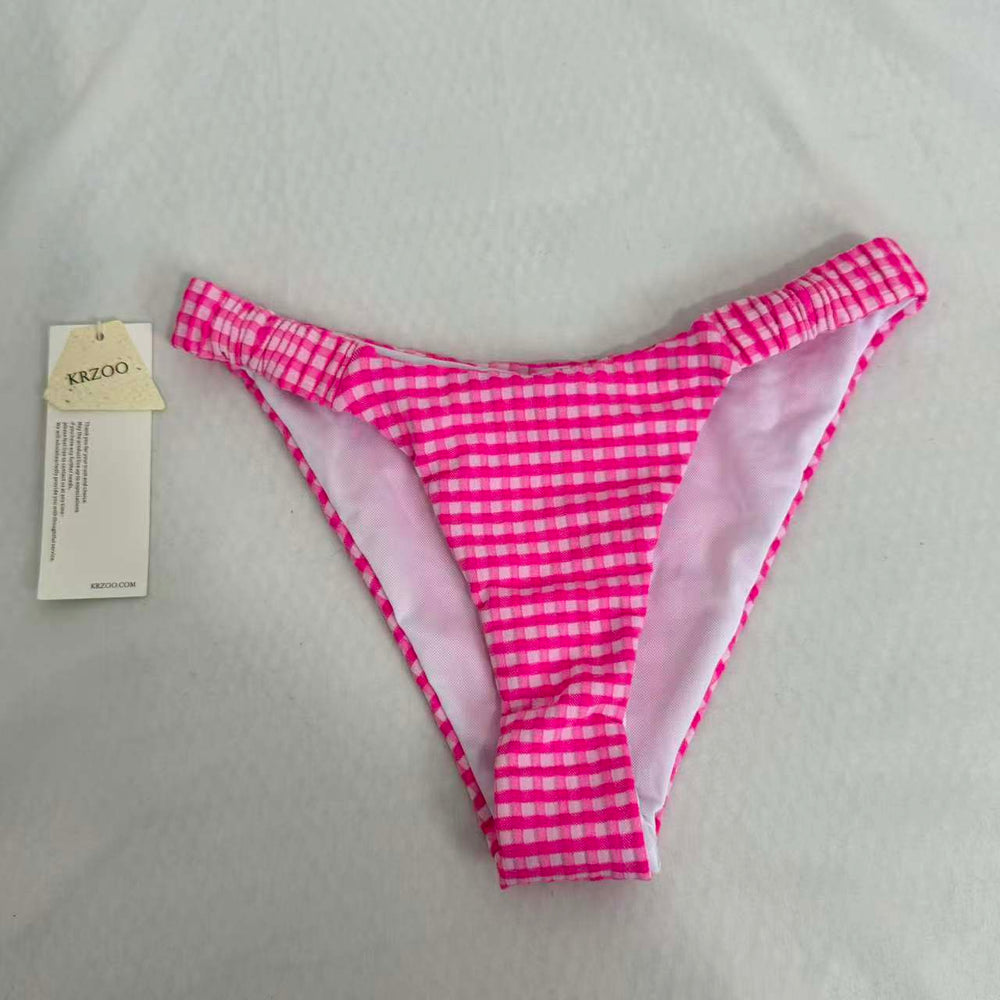 Belted Triangle Bikini Swimsuit Set PinTow