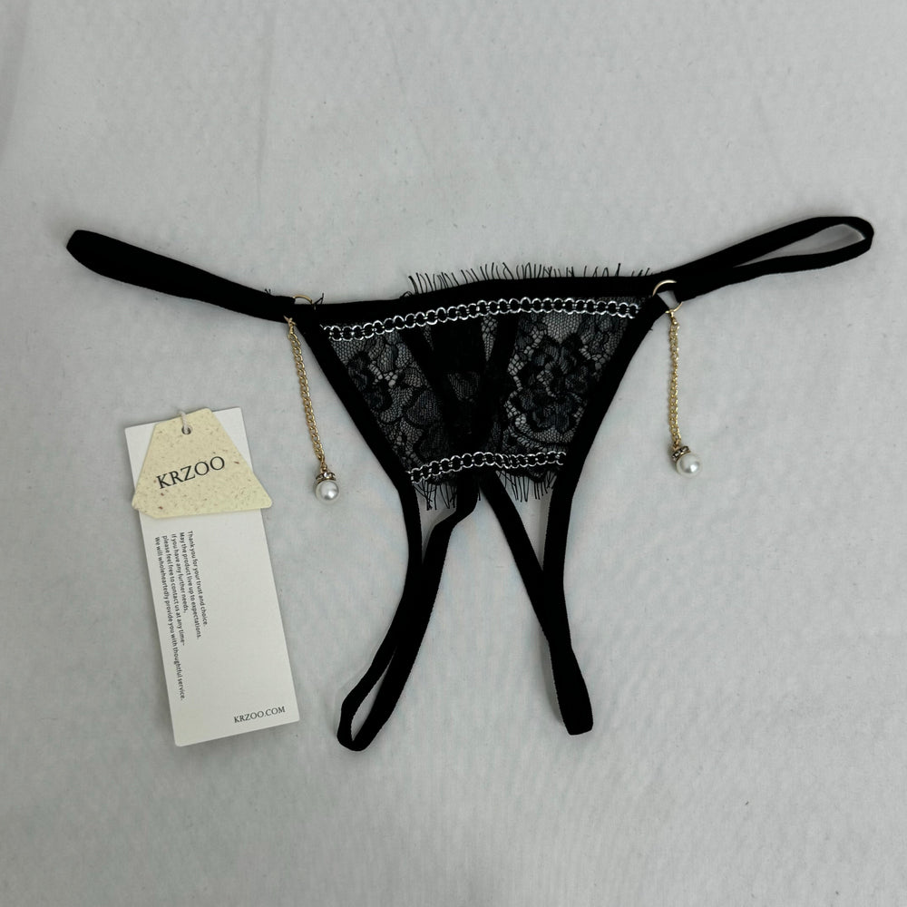 Lace European And American Style Low-Waisted Thongs PinTow