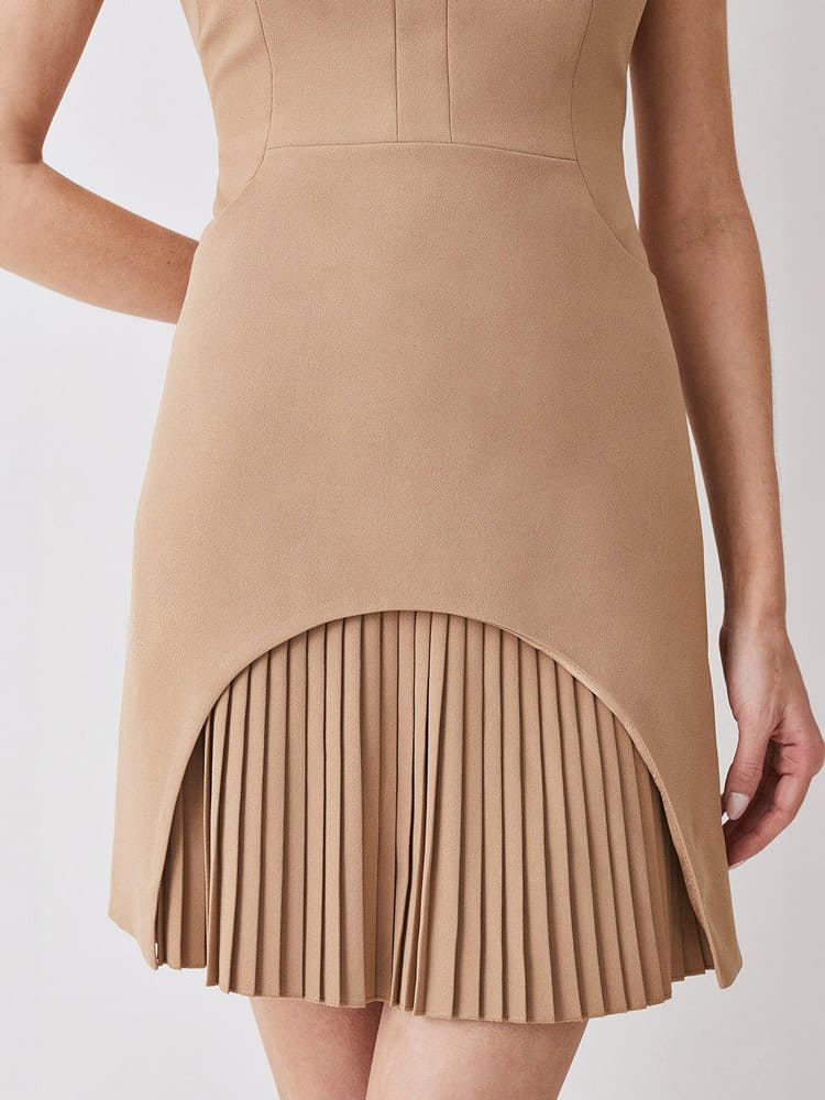 Military Tailored Mini Dress Newgew Dresses