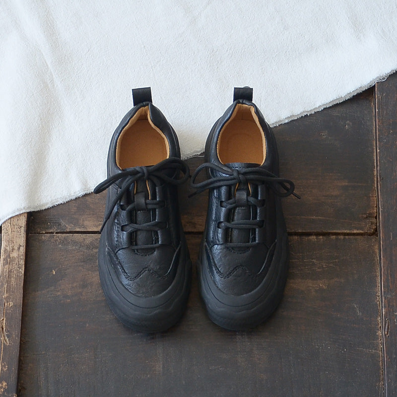 Women Autumn Retro Minimalist Soft Casual Shoes Newgew Shoes