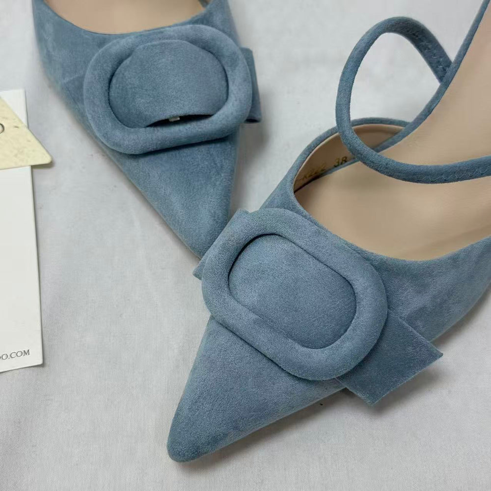Low-Cut, Narrow Heel, Pointed-Toe High Heels PinTow