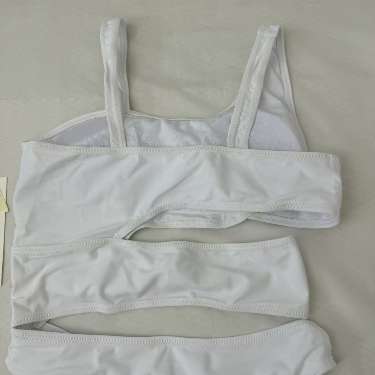 Patchwork Hollowed-Out One-Piece Top PinTow