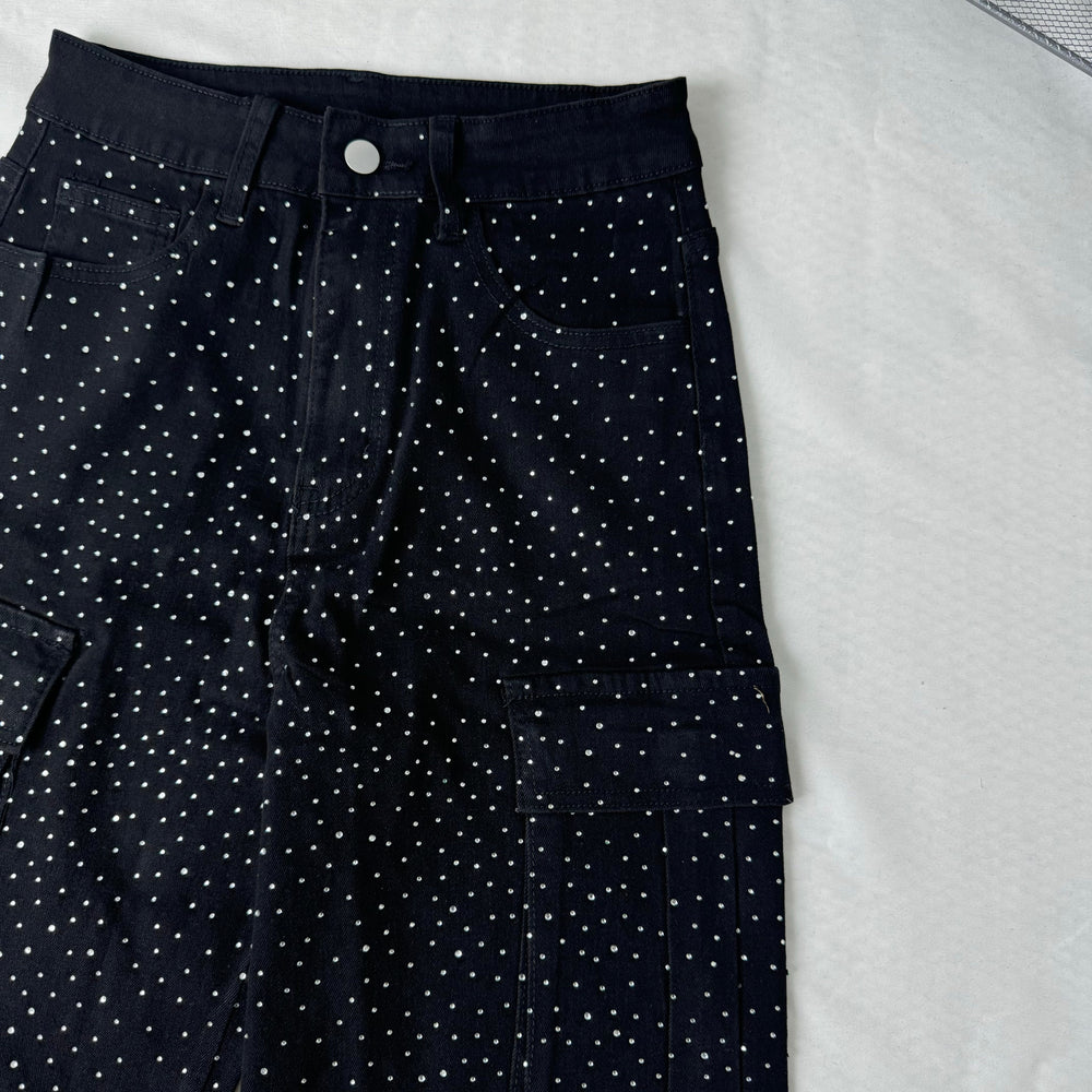High-Waisted Starry Sky Jeans PinTow