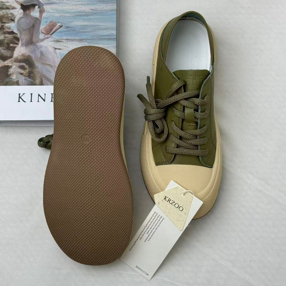 Green Chunky-Soled Casual Shoes PinTow