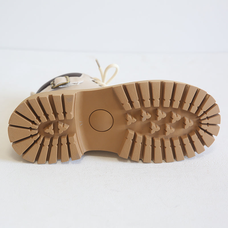 Women Retro Autumn Casual Buckle Thick Sole Boots Newgew Shoes