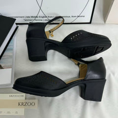 High-Heeled Strappy Andals PinTow