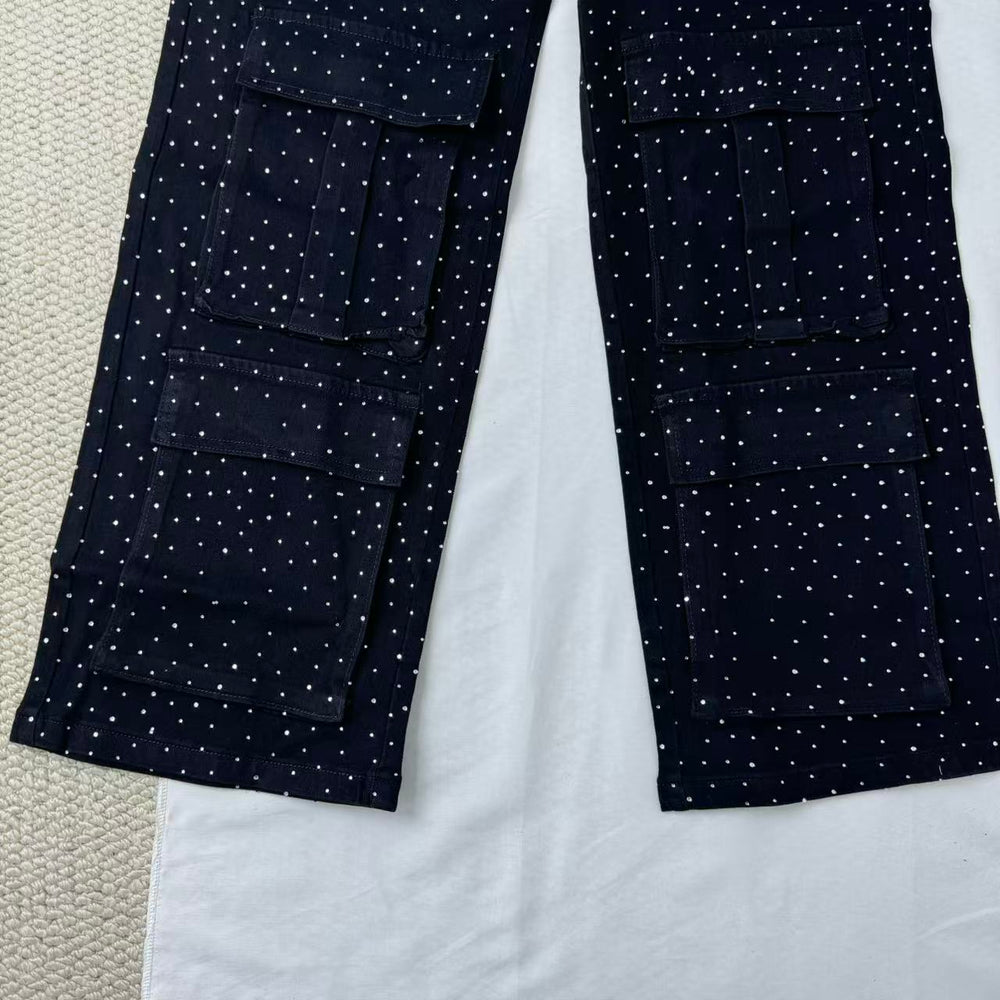 High-Waisted Starry Sky Jeans PinTow