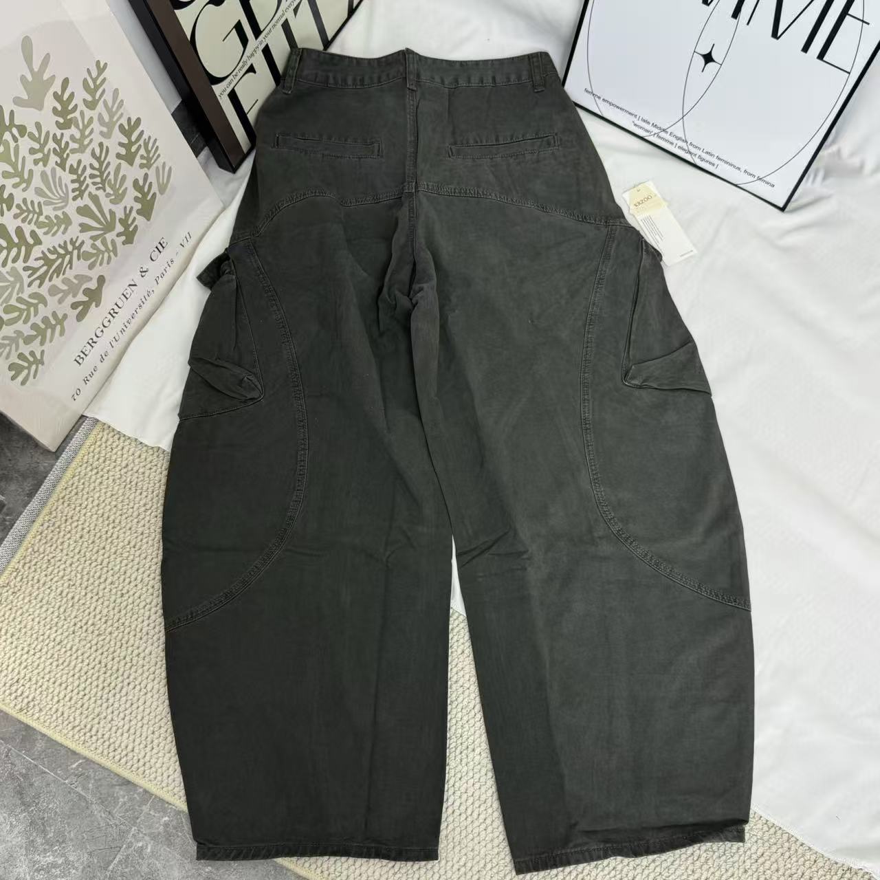 Cargo-Style Curved-Leg Rousers PinTow