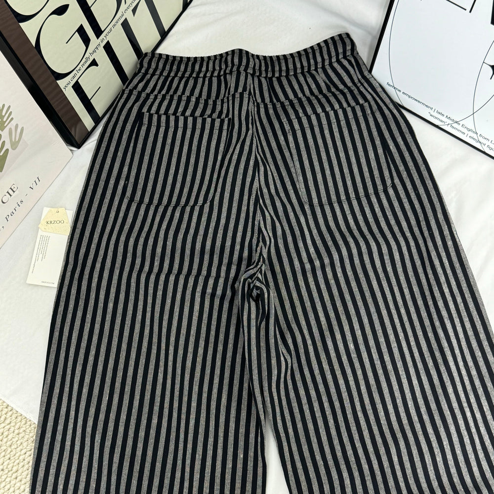 Lazy And Draping Straight-Leg Trousers PinTow