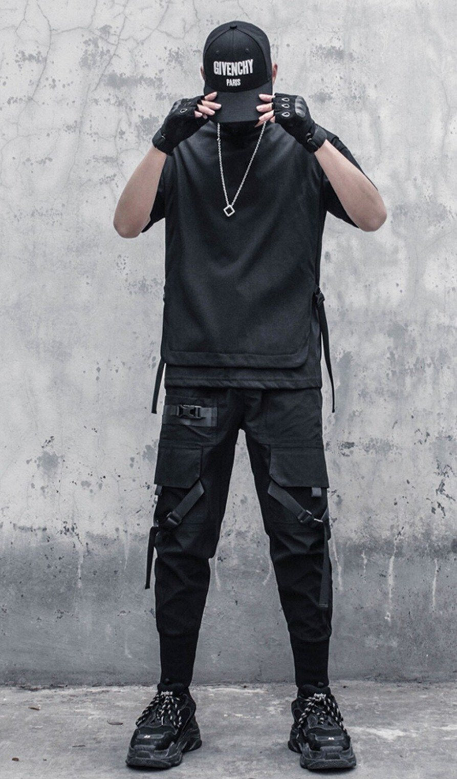 Double Layer Strapped T-Shirt Newgew