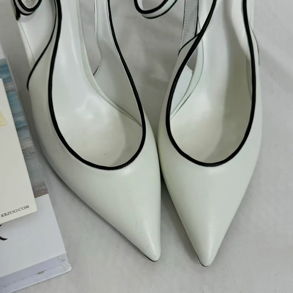Ankle-Strap Stiletto Sandals With Closed Toes PinTow