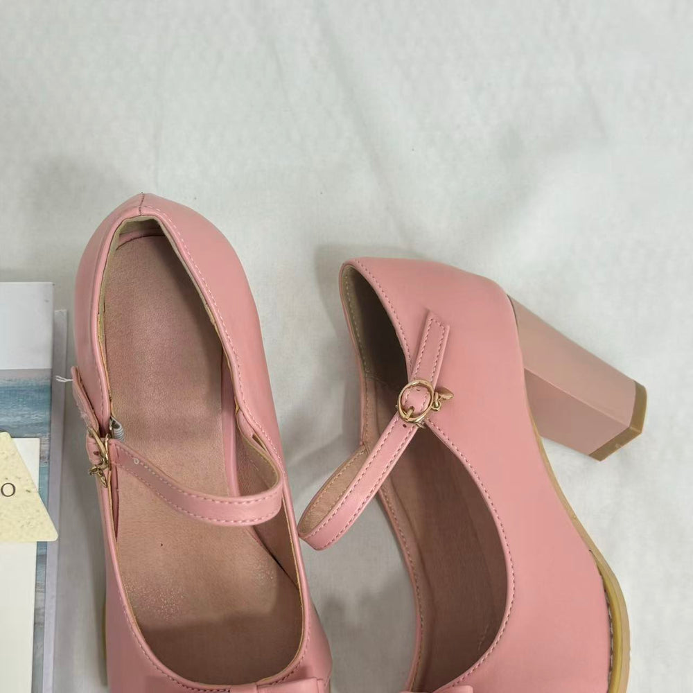 Color-Block Burnout T-Strap Sandals PinTow
