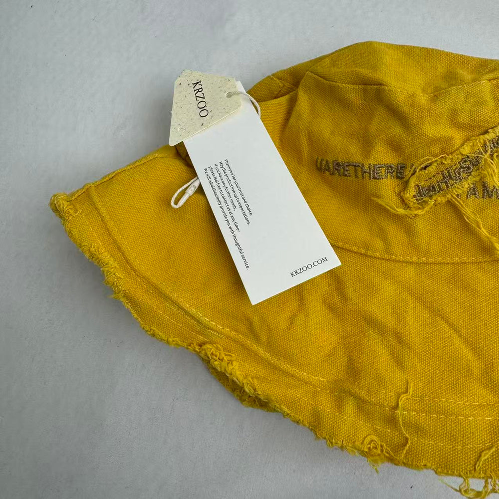 Korean-Style Sun-Protection Bucket Hat PinTow