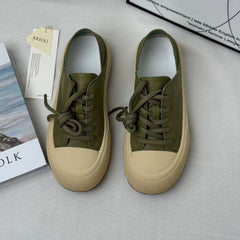 Green Chunky-Soled Casual Shoes PinTow