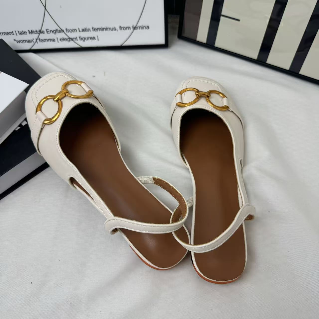 Metal Horse Bit Buckle Platform Heels PinTow