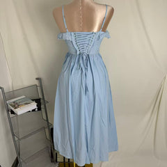 French-Style Belted Slit Dress PinTow