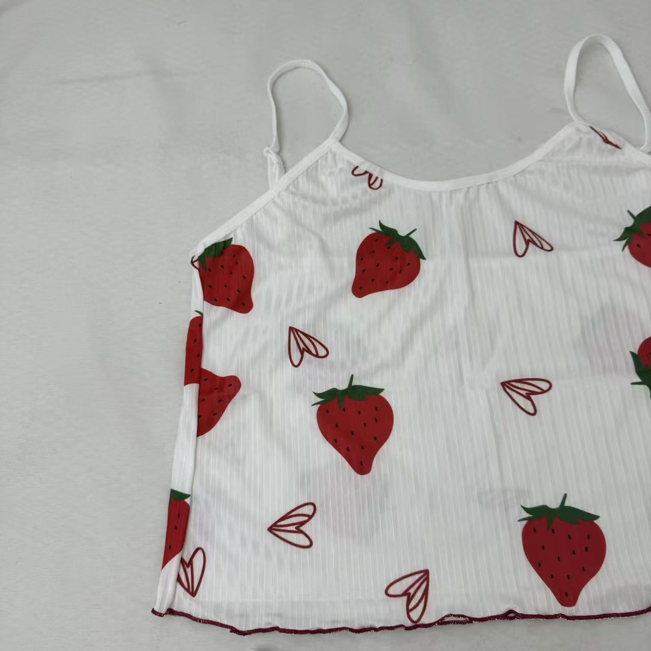 Strawberry Heart Patterned Set PinTow