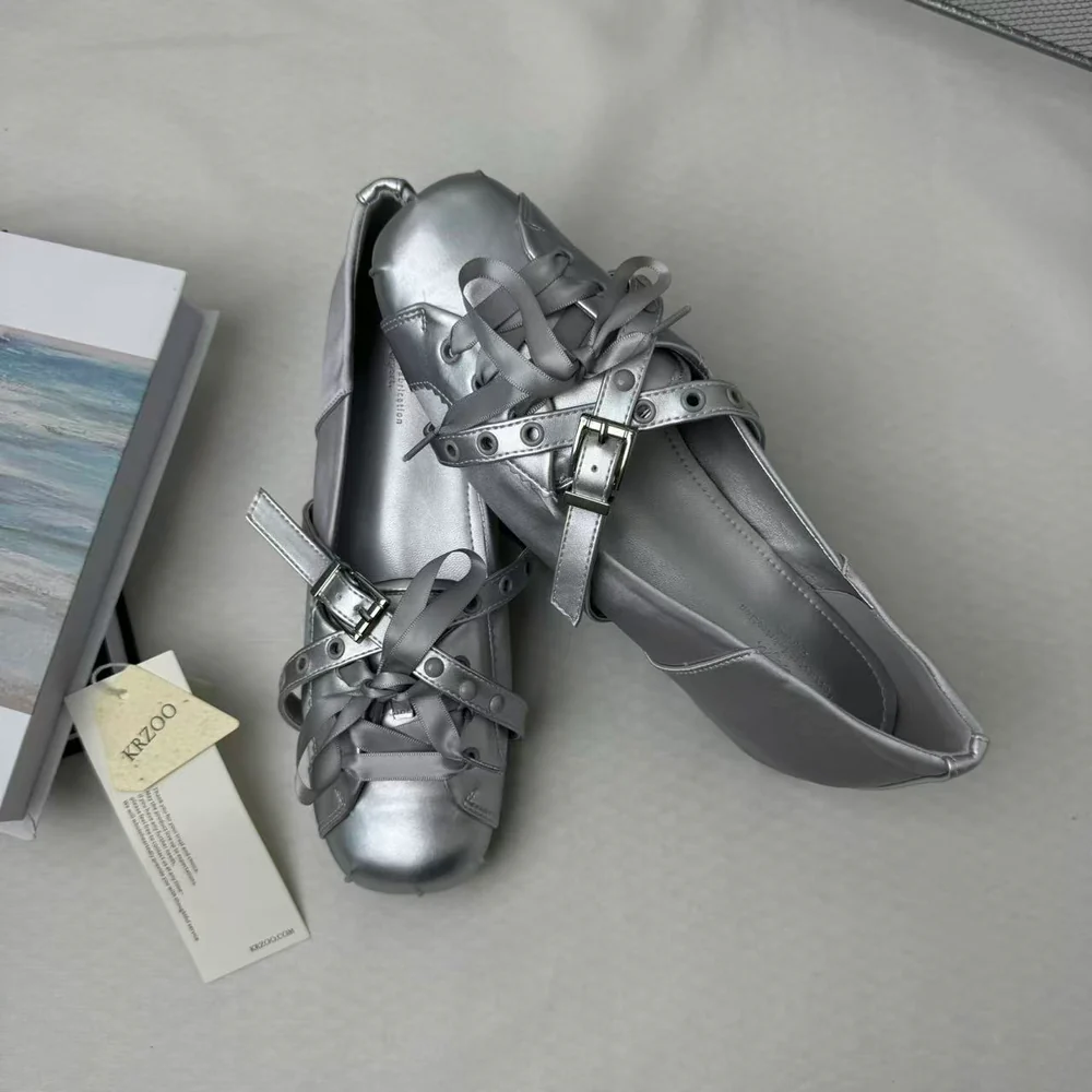 Versatile Sheepskin Ballet Flats PinTow