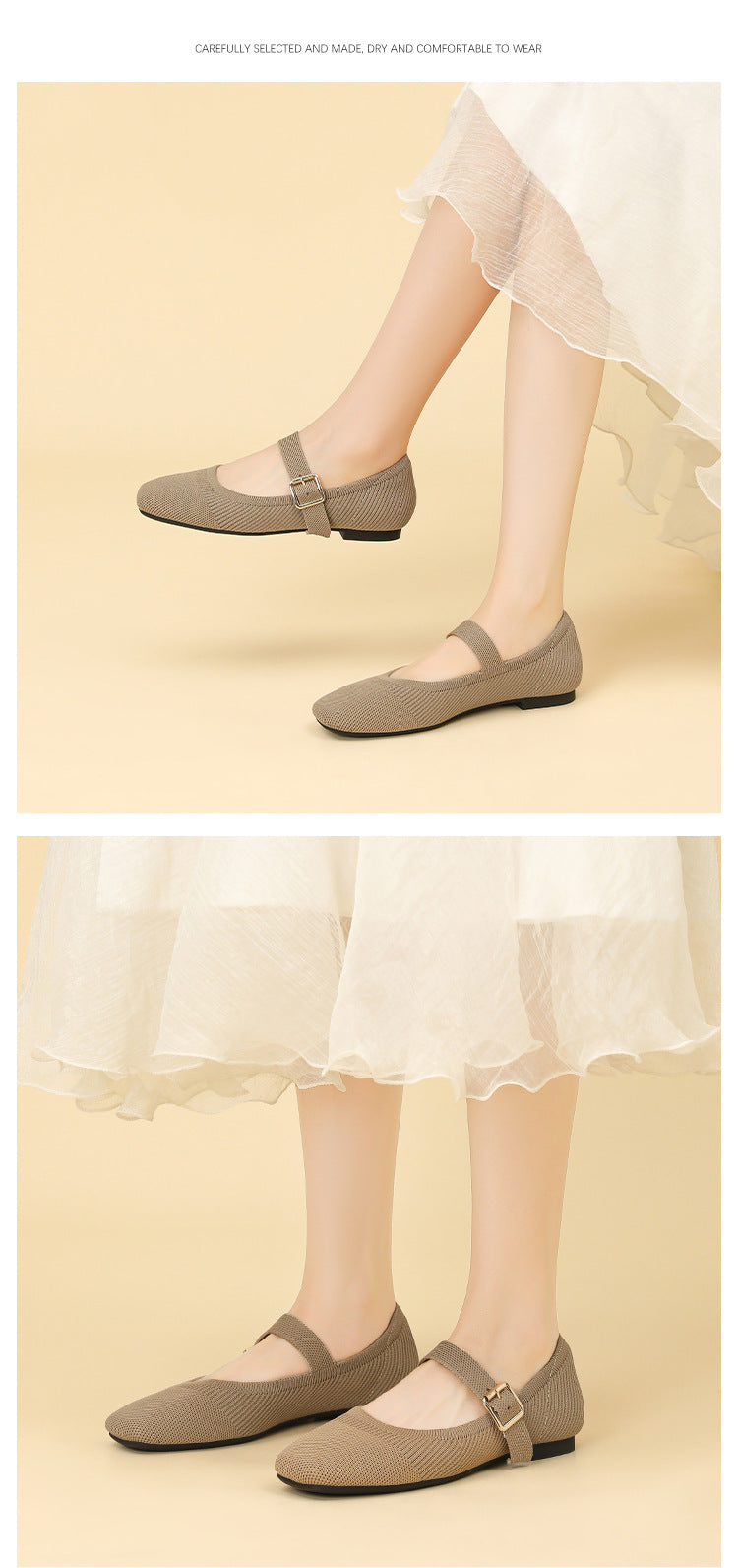 Strapless Woven Mary Jane Shoes NEW GEW