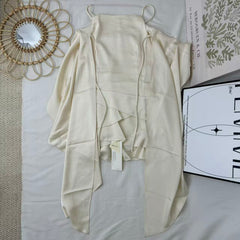 Lace-Covered Shawl-Neck Dress PinTow