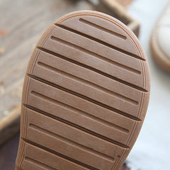 Women Retro Minimalist Thick Soled Casual Shoes Newgew Shoes