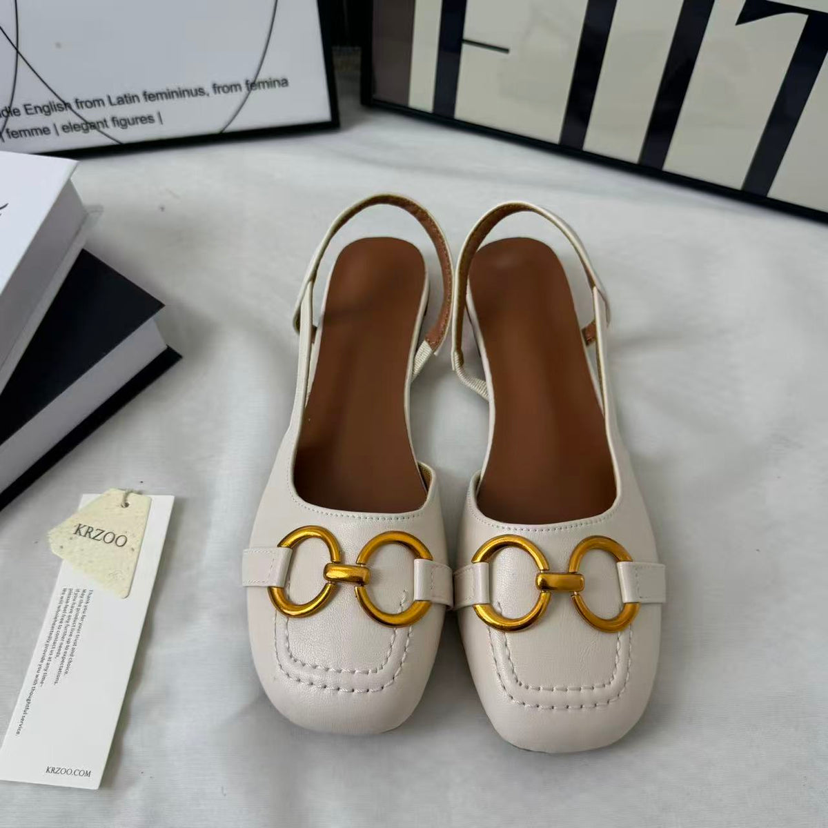 Metal Horse Bit Buckle Platform Heels PinTow