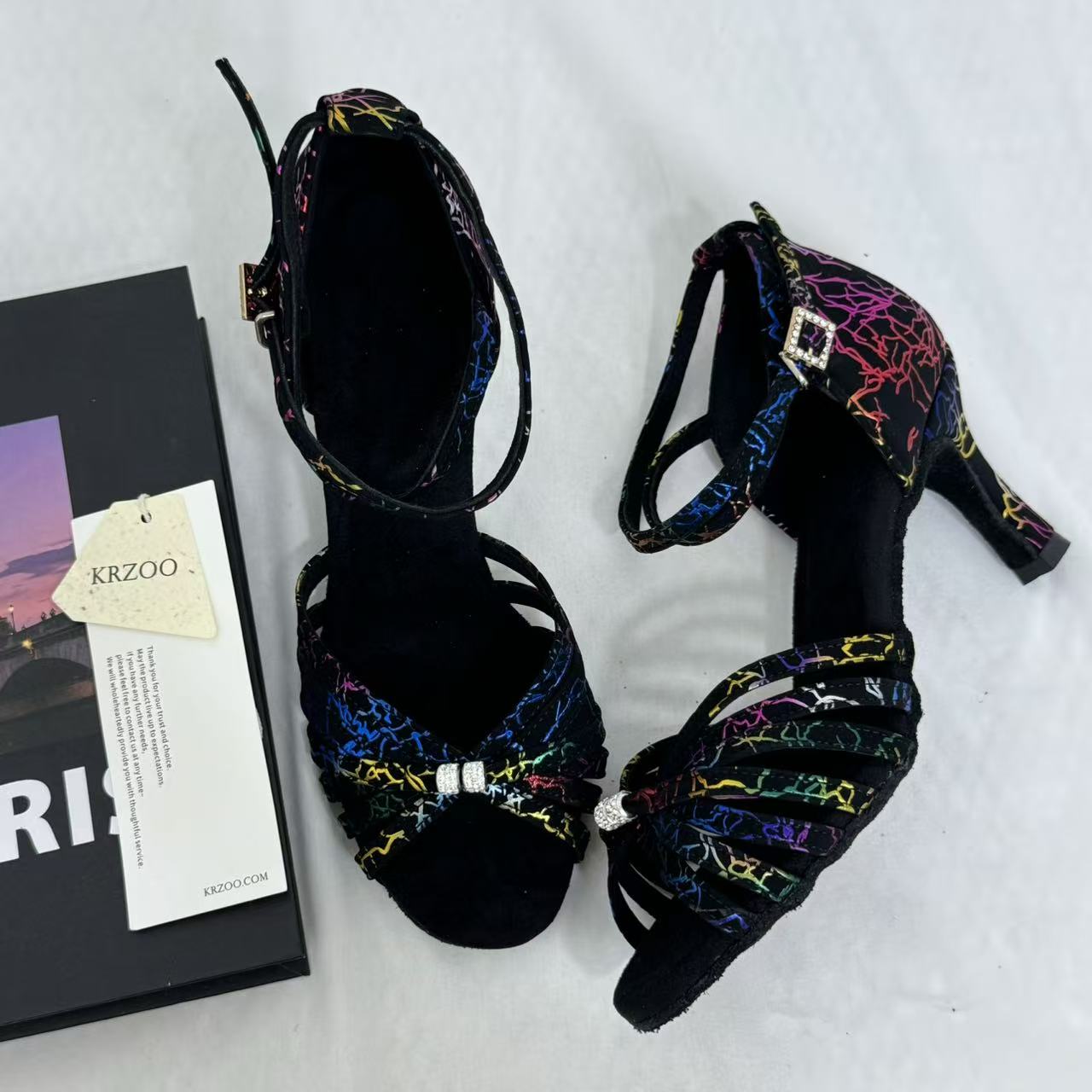 Soft-Soled Indoor High-Heeled Dance Shoes PinTow
