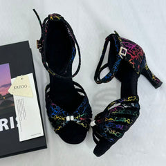 Soft-Soled Indoor High-Heeled Dance Shoes PinTow