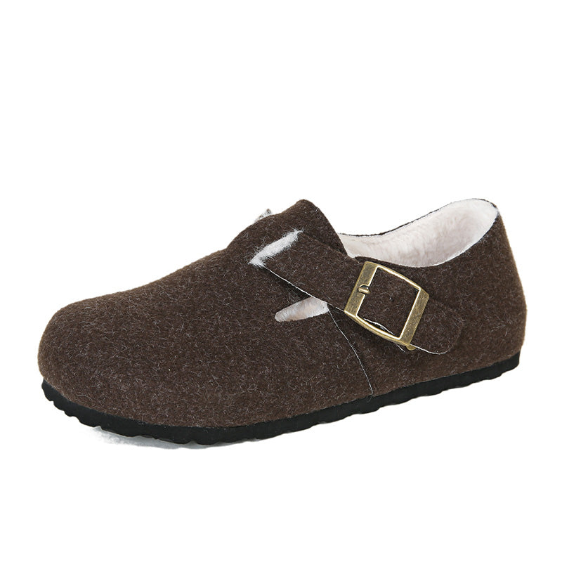 Women Retro Minimalist Flat Soft Casual Shoes Newgew Shoes