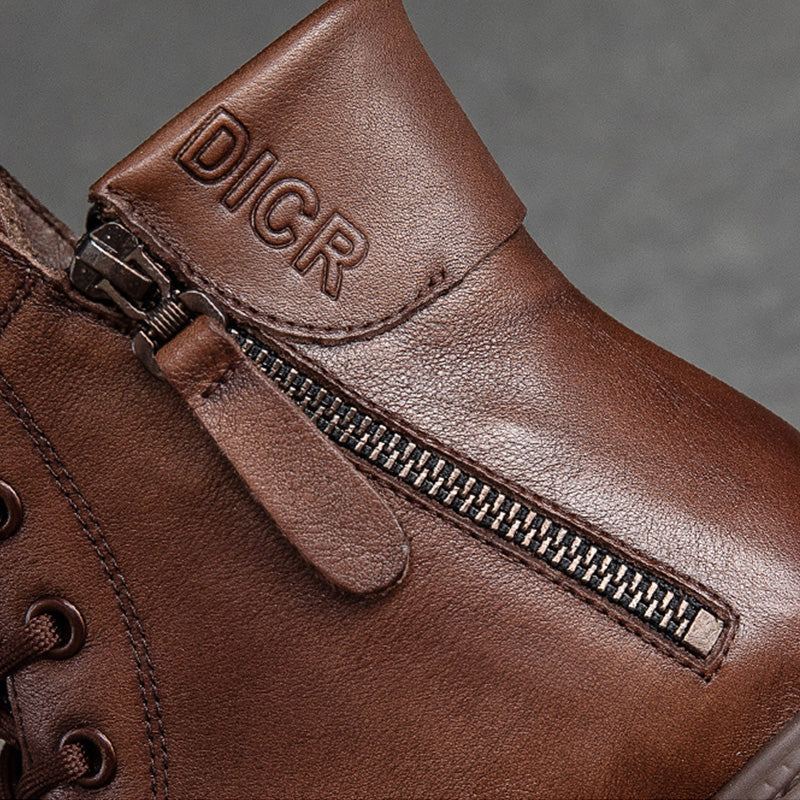 Women Casual Minimalist Soft Leather Boots Newgew Shoes