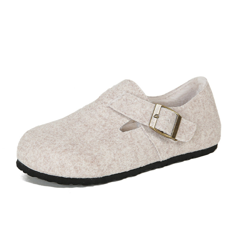 Women Retro Minimalist Flat Soft Casual Shoes Newgew Shoes