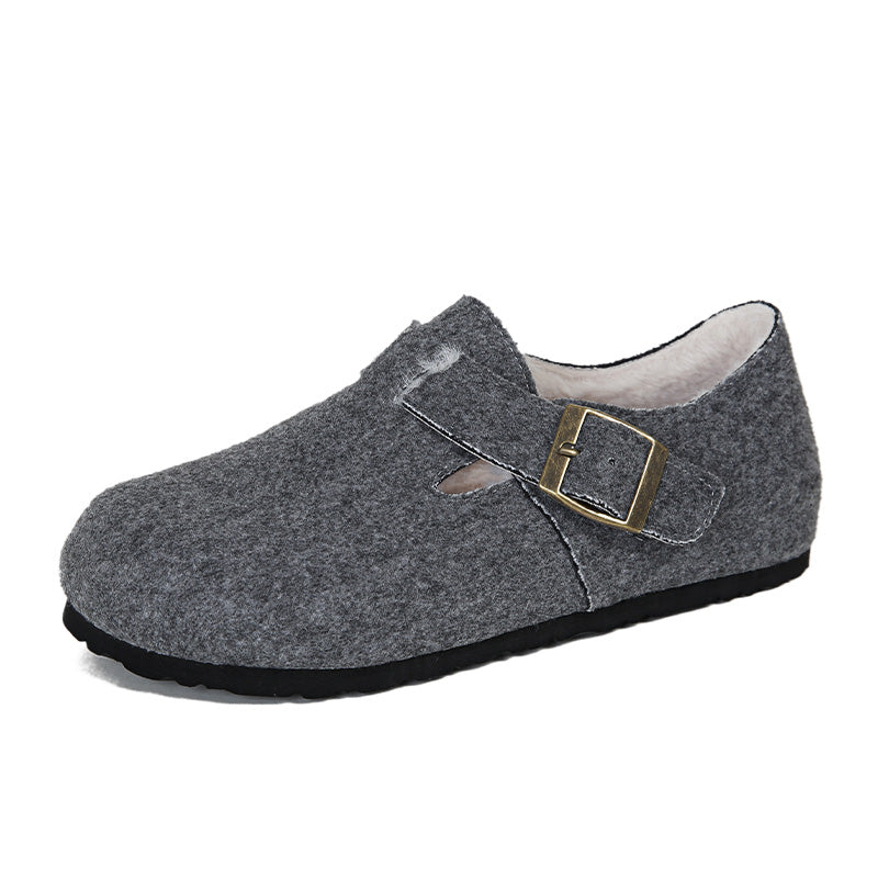 Women Retro Minimalist Flat Soft Casual Shoes Newgew Shoes