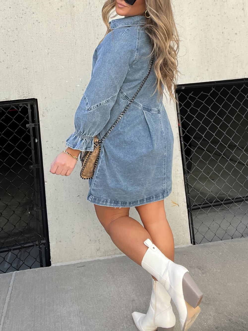 Downtown Denim Dress Newgew Dresses