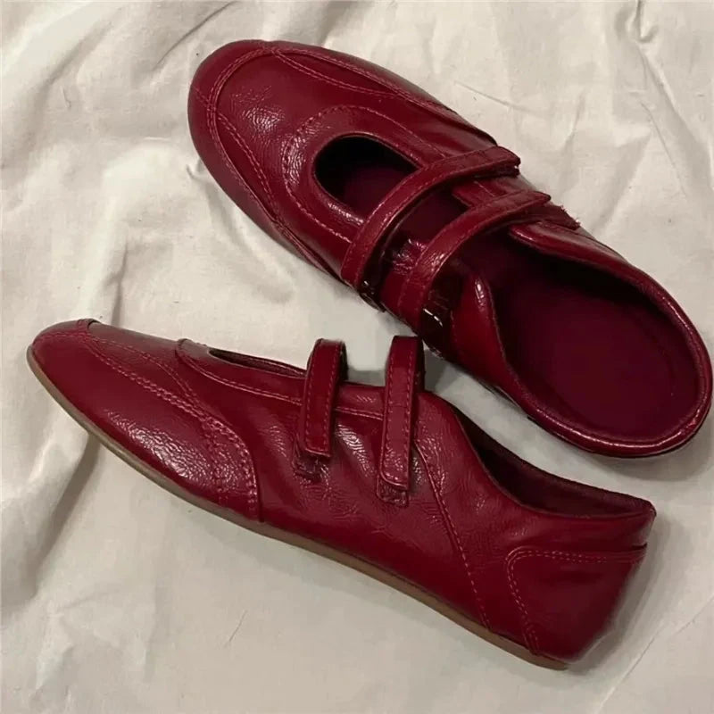 Round-Toed Shallow Ballet Shoes Newgew