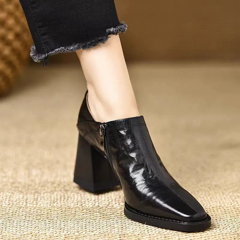 Side-Zipper High Heels Newgew
