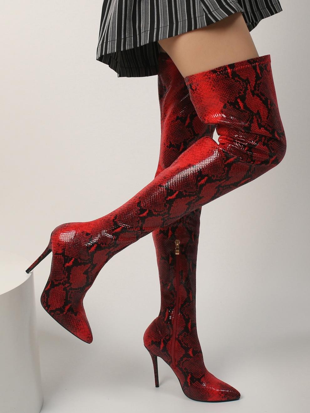 The Chic Standard Snake Boots Newgew