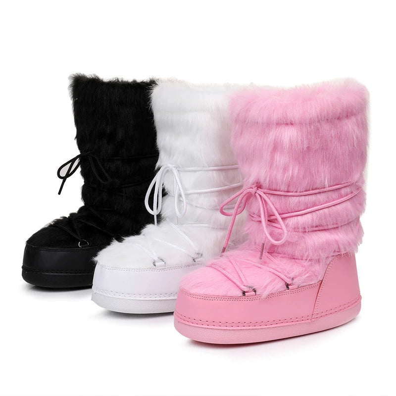 Thick-Soled Warm Cotton Boots