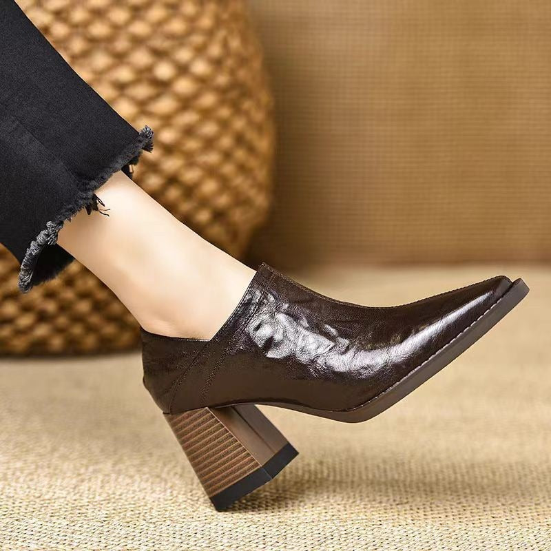Side-Zipper High Heels Newgew