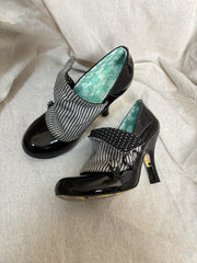 Retro Polka Dot Flip-Flops With High Heels Newgew