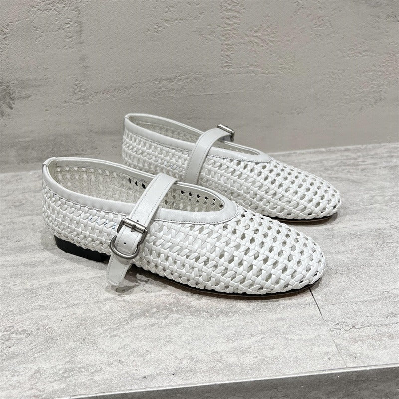 Ballet Leather Shoes Newgew