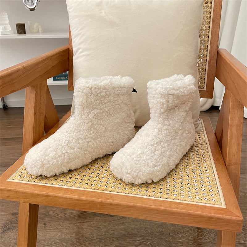 Lamb Fur Short Boots
