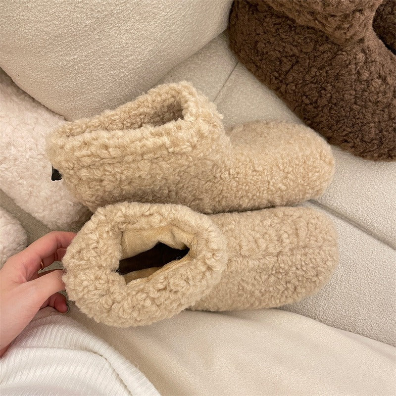 Lamb Fur Short Boots