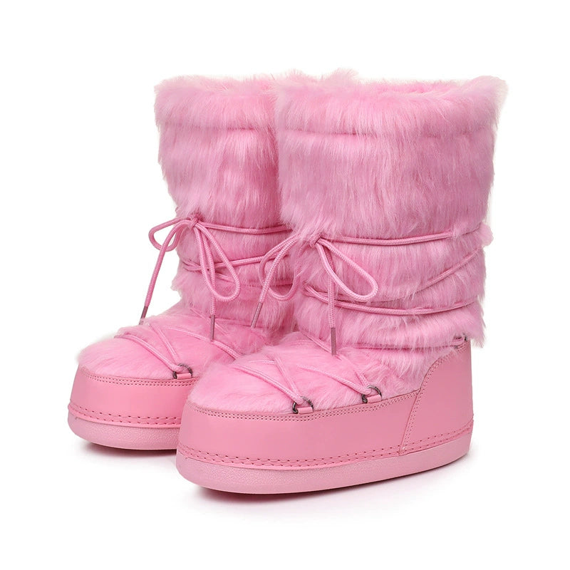 Thick-Soled Warm Cotton Boots